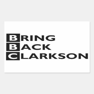 Zurück Clarkson Sticker