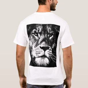 Zurück Design Moderner Pop Art Lion Template Mens T-Shirt