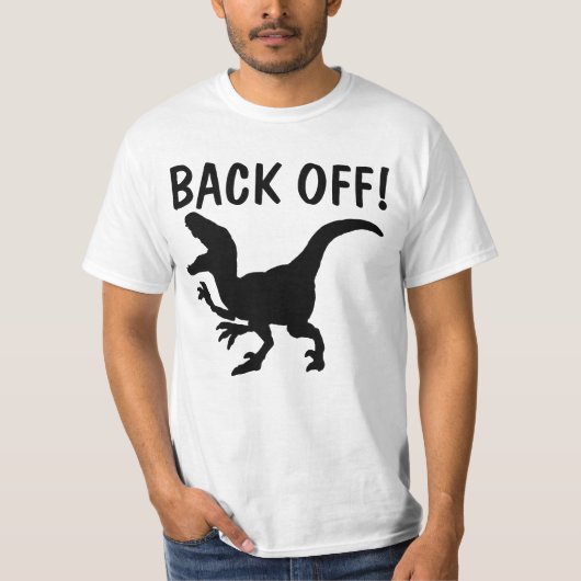 ZURÜCK! DINOSAUR-T - SHIRT (Vorderseite)