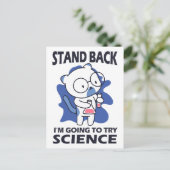 Zurück - Erlebnisexperimentieren mit Katzenwissens Postkarte (Stehend Vorderseite)