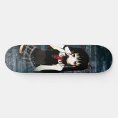 Zurück Farbe Anime Girl Skateboard (Horizontal)