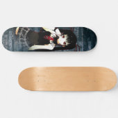 Zurück Farbe Anime Girl Skateboard (Horizontal)