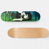 Zurück Farbe Anime Girl Skateboard (Horizontal)