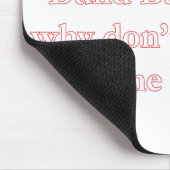 Zurück für Dunkel- Mousepad (Ecke)