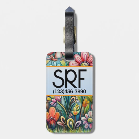 Zurück für Eltern oder Kinder Gepäckanhänger (Rückseite vertikal)