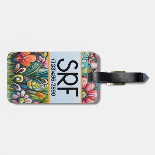 Zurück für Eltern oder Kinder Gepäckanhänger (Rückseite horizontal)