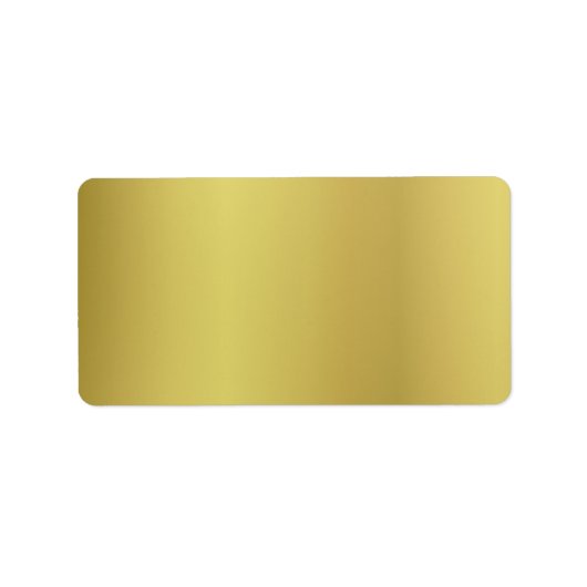 Zurück für Goldvorlage anpassen Adressaufkleber (Vorne)