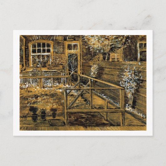 Zurück Garten des Heiligen Mutterhauses, Den Haag Postkarte (Vorderseite)