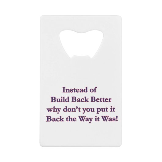 Zurück Geldbeutel Flaschenöffner (Vorderseite)