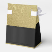 Zurück, Golddamastehe Geschenkschachtel (Rückseite)