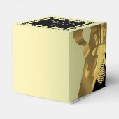 Zurück, goldener Flöher Geschenkschachtel (Rückseite)