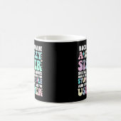 Zurück habe ich eine verrückte Schwester Kaffeetasse (Mittel)