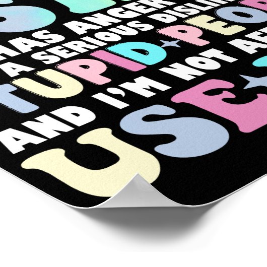 Zurück habe ich eine verrückte Schwester Poster (Ecke)