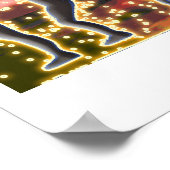 Zurück-Handfeder-Star-Vision Poster (Ecke)