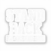 Zurück, ich bin Beruflich Aufkleber (Vorderseite)