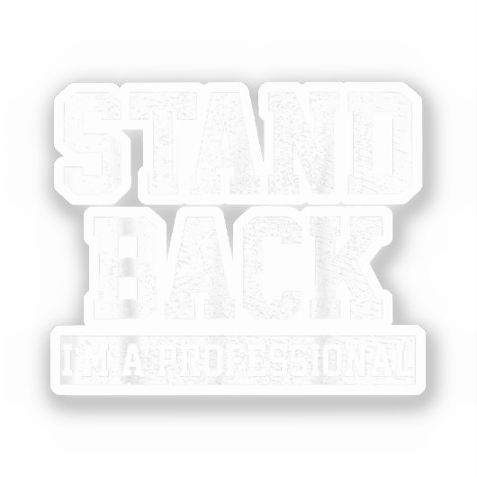 Zurück, ich bin Beruflich Aufkleber (Vorderseite)