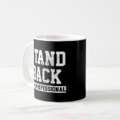 Zurück, ich bin Beruflich Kaffeetasse (Vorderseite Links)