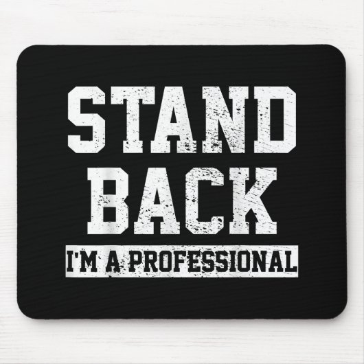 Zurück, ich bin Beruflich Mousepad (Vorne)
