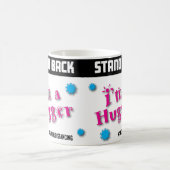 Zurück: Ich bin ein Hugger Kaffeetasse (Mittel)
