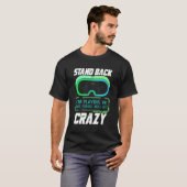 Zurück, ich spiele VR Virtual Reality vGamer T-Shirt (Vorne ganz)