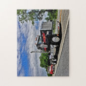 Zurück im schwarzen Superliner-Puzzlespiel Puzzle (Vertikal)