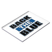 Zurück in Blau Notizblock (Linke Seite)
