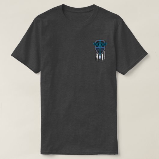 Zurück in Blau oder es wird niemanden geben, der d T-Shirt (Design vorne)