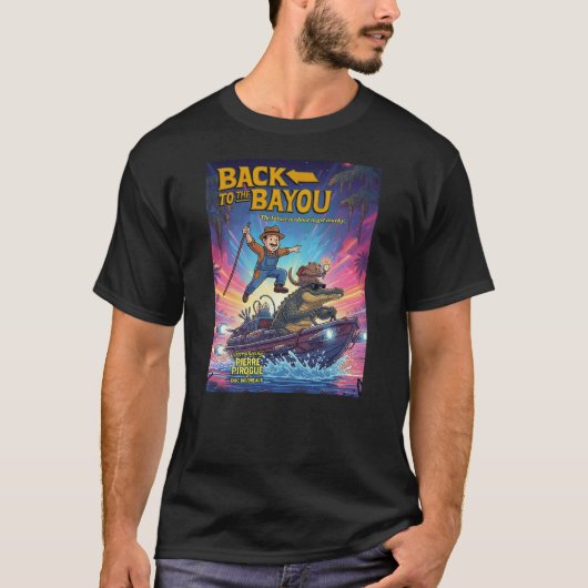 Zurück in den Bayou - Retro - T-Shirt (Vorderseite)