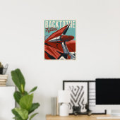 Zurück in die 50er poster (Heimbüro)