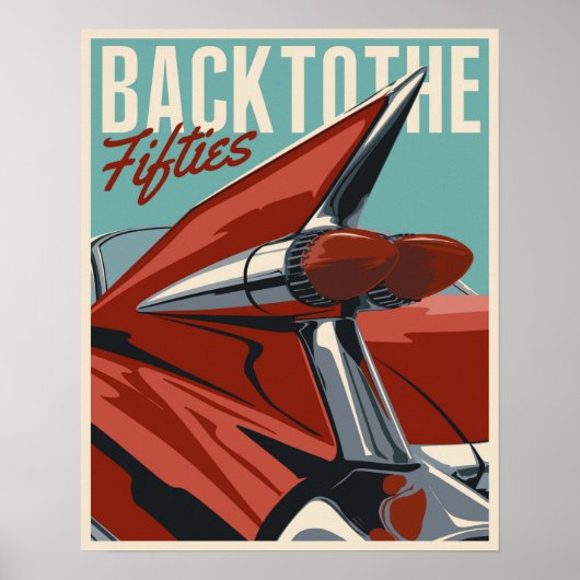 Zurück in die 50er poster (Vorne)