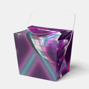 ZURÜCK IN DIE 80ER Glam Dance Party Geschenkboxen Geschenkschachtel