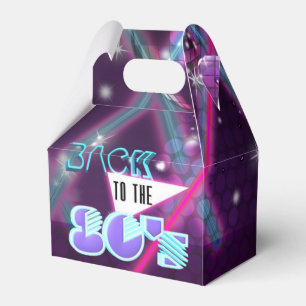ZURÜCK IN DIE 80ER Glamouröse Retro-Partykleine Ge Geschenkschachtel