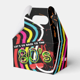 ZURÜCK IN DIE 80ER Grunge-Party Retro-Gunstbeweise Geschenkschachtel