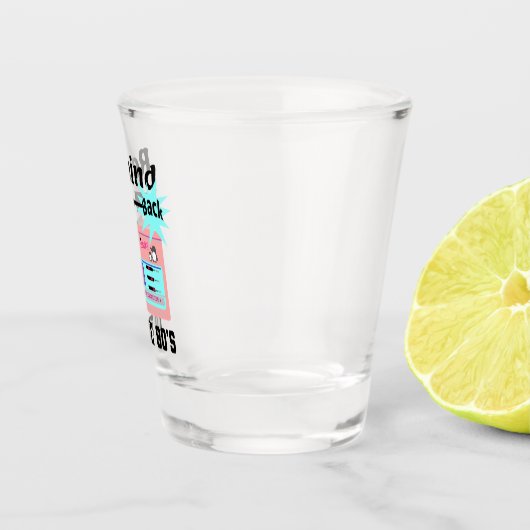 Zurück in die 80er Jahre Schnapsglas (Rechts)