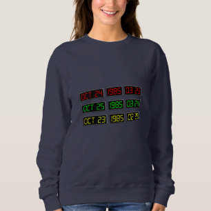 Zurück in die 80er mit der Zeitreisemaschine Sweatshirt