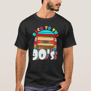 Zurück in die 90er Jahre Disco Radio und Techno Er T-Shirt