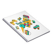 Zurück in die 90er Jahre - elektronische Retro-Ger Notizblock (Rechte Seite)