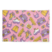 Zurück in die 90er Jahre - Farbiges Y2K Bleibe Coo Kissenbezug (Rückseite)