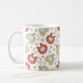 Zurück in die 90er Jahre - Farbiges Y2K Tamagotchi Kaffeetasse