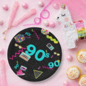 Zurück in die 90er Jahre, Retro, jedes Alter Pappteller (Party)