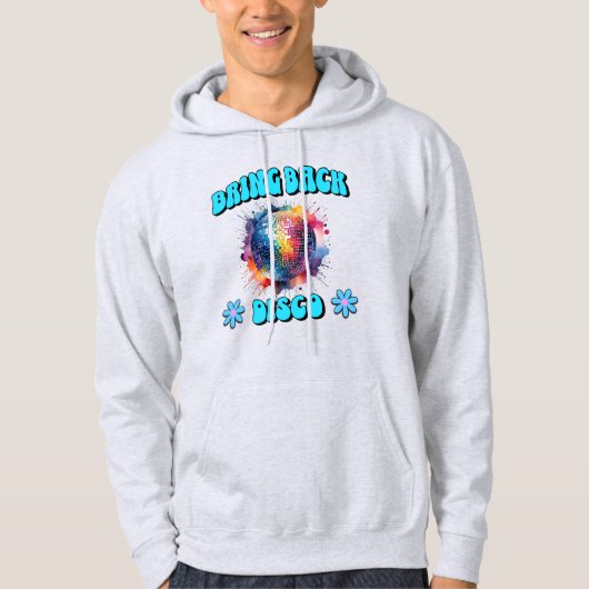 Zurück in die Disko Hoodie (Vorderseite)
