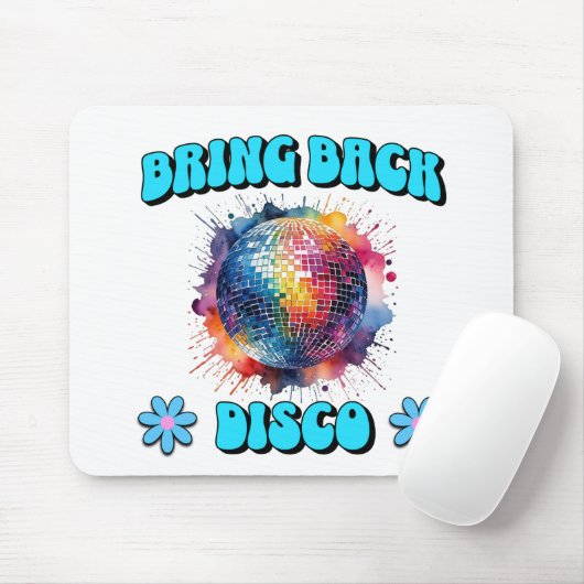 Zurück in die Disko Mousepad (Mit Mouse)