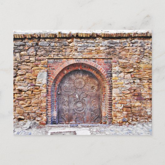 Zurück in die mittelalterliche Zeit Postkarte (Vorderseite)