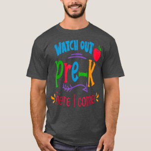 Zurück in die Schule Achtung vor dem K hier komme T-Shirt