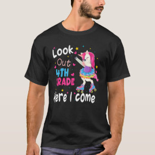 Zurück in die Schule Ausblick auf die 4. Klasse, h T-Shirt