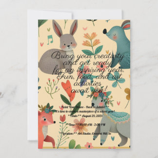 zurück in die Schule Einladung