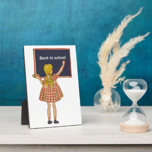 ZURÜCK IN DIE SCHULE FOTOPLATTE