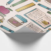 zurück in die Schule Geschenkpapier (Ecke)