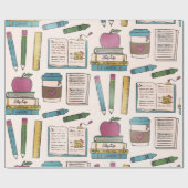 zurück in die Schule Geschenkpapier (Flach)