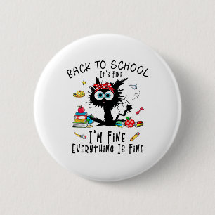Zurück in die Schule ist es schön im feinen, lusti Button
